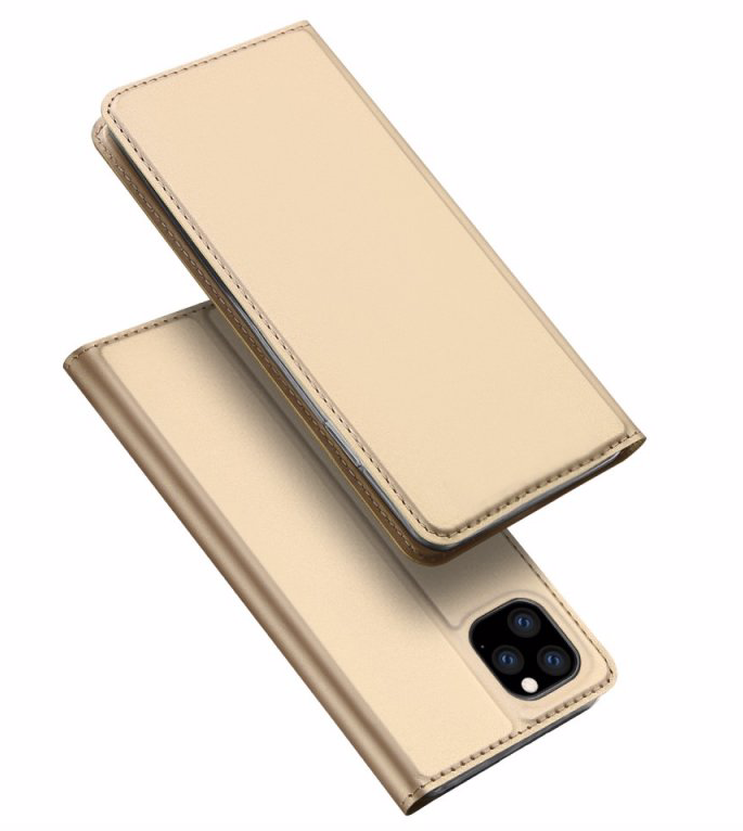 Flipové pouzdro iPhone XI Pro - zlatá