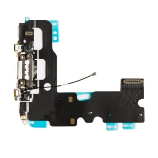 Napájecí a datový konektor s jack konektorem a flex kabelem pro Apple iPhone 7 - bílá