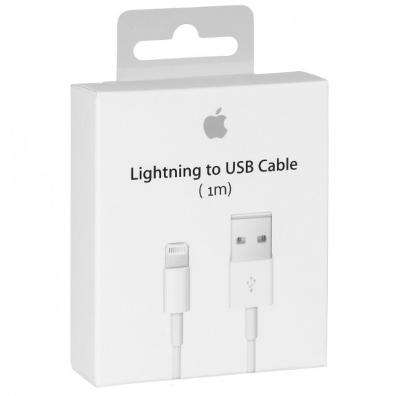 Originální Apple kabel v krabičce na iPhone / iPad / iPod - Lightning - MD818ZM/A - 1m - bílý