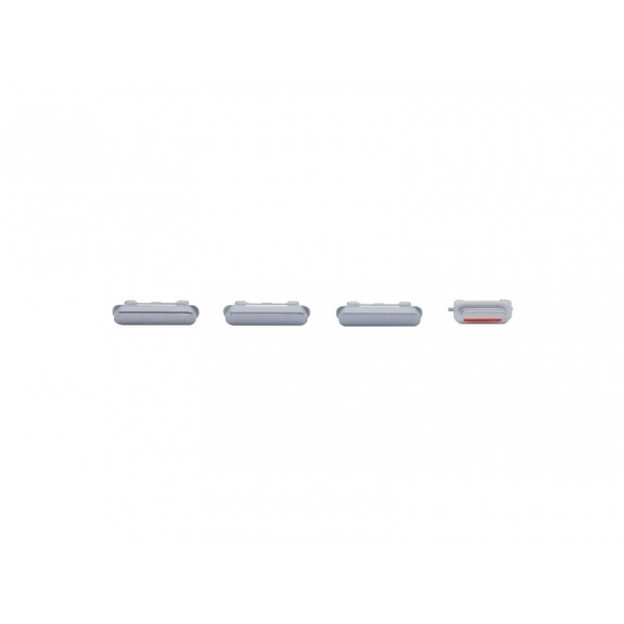 Náhradní postranní tlačítka pro Apple iPhone 6 (Hlasitost + Zapnutí / vypnutí + Ztlumení) - vesmírně šedá